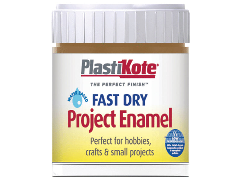 PlastiKote 440.0000017.067 Fast Dry Enamel Paint B17 Bottle Nut Brown 59ml