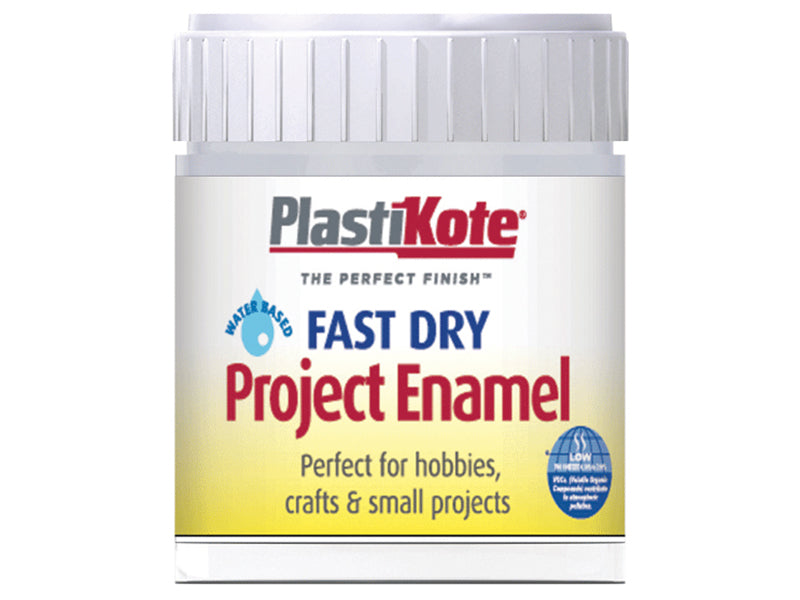 PlastiKote 440.0000030.067 Fast Dry Enamel Paint B30 Bottle Silver Aluminium 59ml