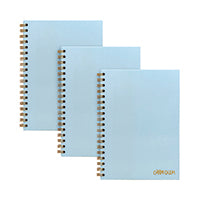 Pukka Pads Carpe Diem Wire Bound Hard Back Notebook Bl B5 Sky Blue