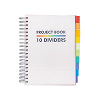 Pukka Pads Proj Book/10 Divdr B5 Wht