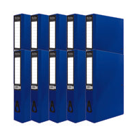Pukka Brights Box File FC Navy Pk10