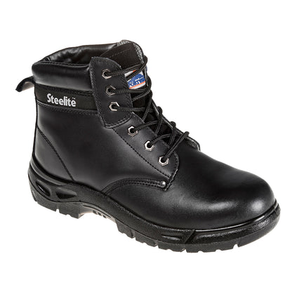 PORTWEST SIZE 9 / 43 FW03 Black Steelite Boot S3 Steel toe safety boot rigger