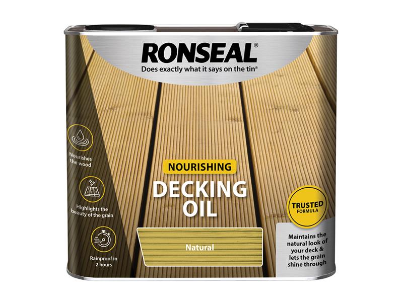 Ronseal 34774 Decking Oil Natural Pine 2.5 litre