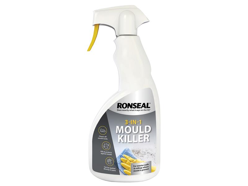 Ronseal 36962 3-in-1 Mould Killer Trigger Spray 500ml