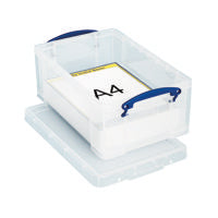 Really Useful 9L Storage Box/Lid Clr