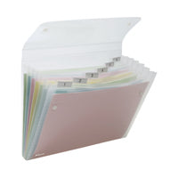 Rexel Ice Exp File PP 6Pt A4 Clr P10