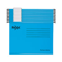 Rexel Blue A4 Classic Susp File Pk10