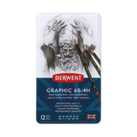 Derwent Graphic Med Grh Pencil Pk12
