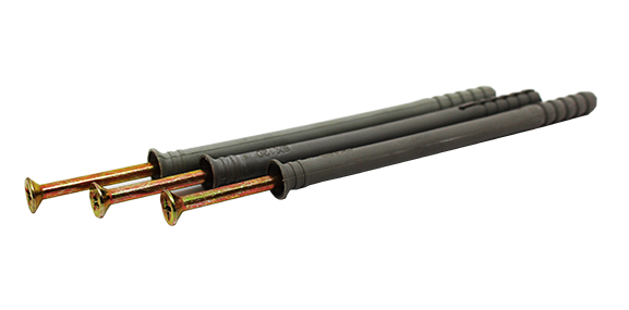 Samac Hammer Fixings M6 x 60mm Nylon Sleeve Solid Wall Fixing