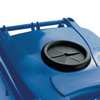 360L Blue Lock Bottle Wheelie Bin