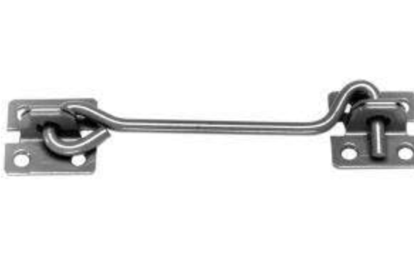 150mm 6'' No.2814 Wire Cabin Hooks 1 Each ZINC Plated