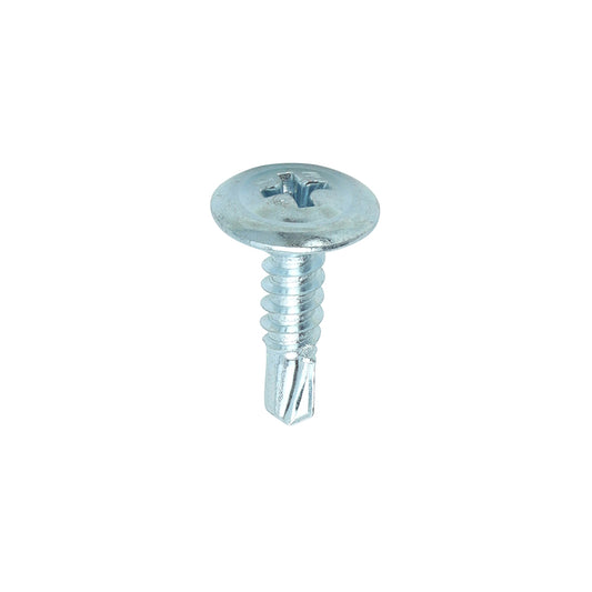 TIMCO Twin-Threaded Round Head Silver Woodscrews, All sizes,200pcs