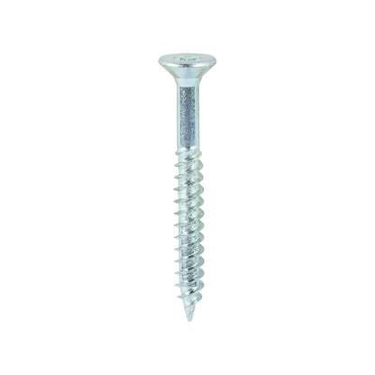 TIMCO Twin-Threaded Countersunk Silver Woodscrews - 10 x 1 3/4 Box OF 200 - 10134CWZ