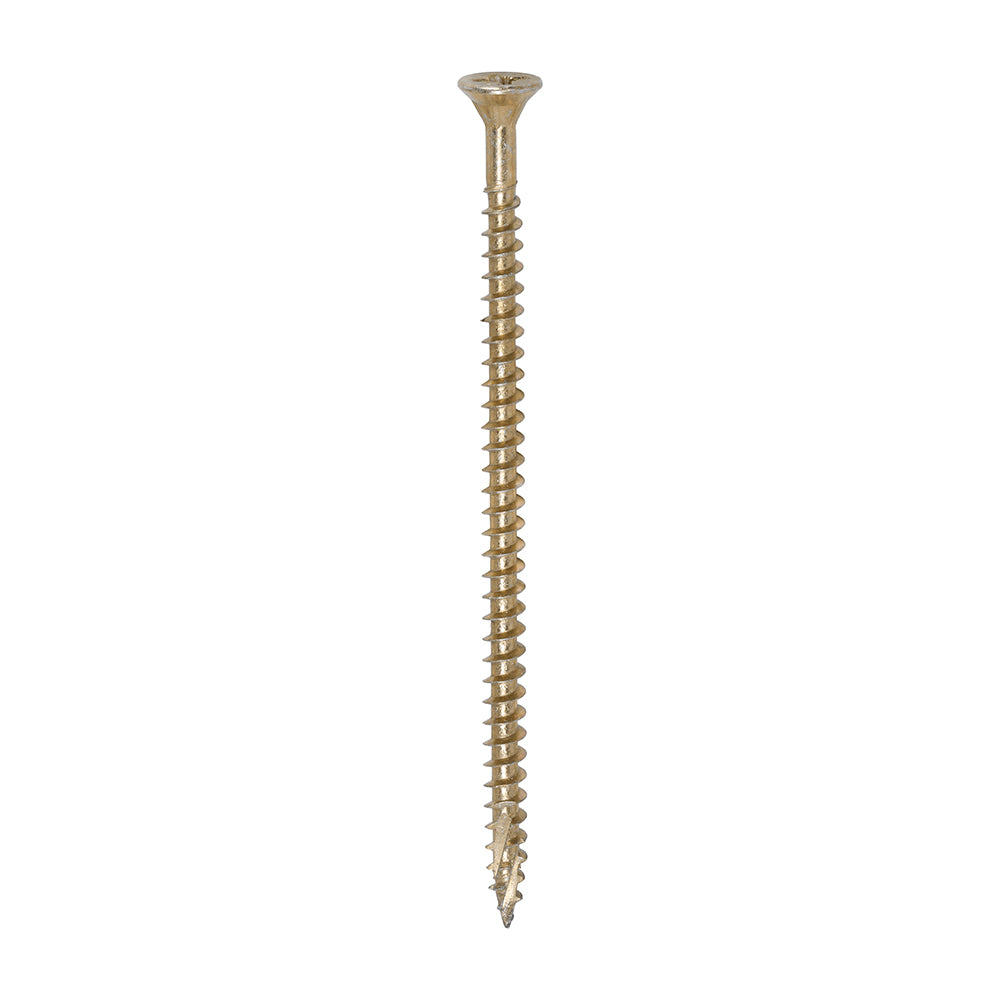 TIMCO C2 Strong-Fix Multi-Purpose Premium Countersunk Gold Woodscrews - 4.0 x 80 Tub OF 400 - 40080C2TUB