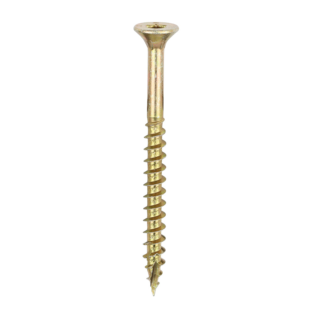 TIMCO C2 Strong-Fix Multi-Purpose Premium Countersunk Gold Woodscrews - 5.0 x 60 Tub OF 400 - 50060C2TUB