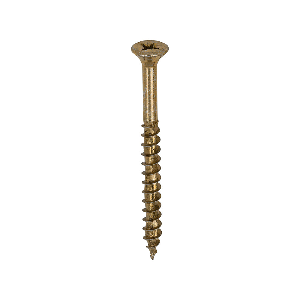 TIMCO Velocity Premium Multi-Use Countersunk Gold Woodscrews - 5.0 x 60 Tub OF 400 - 50060VYTUB