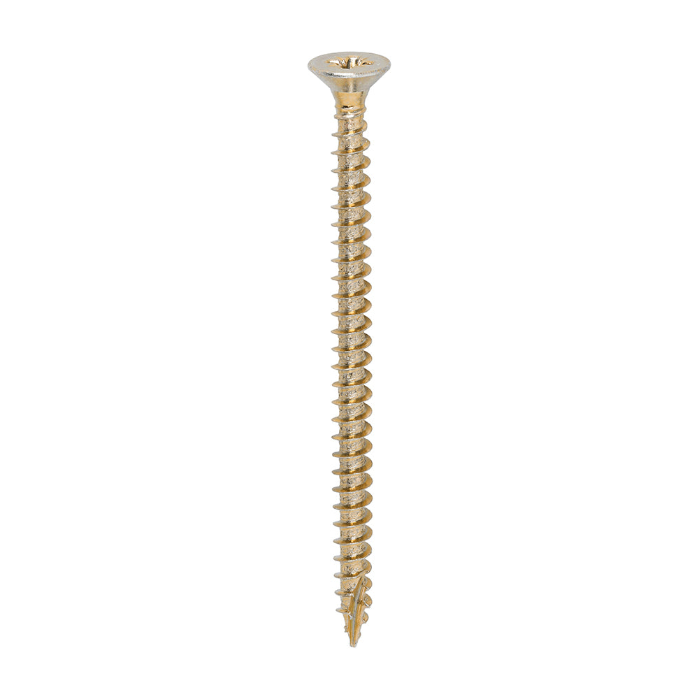 TIMCO Classic Multi-Purpose Countersunk Gold Woodscrews - 5.0 x 75 Box OF 200 - 50075CLAF