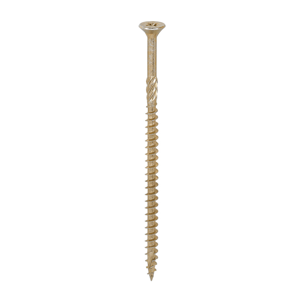 TIMCO C2 Strong-Fix Multi-Purpose Premium Countersunk Gold Woodscrews - 5.0 x 100 Tub OF 300 - 50100C2TUB