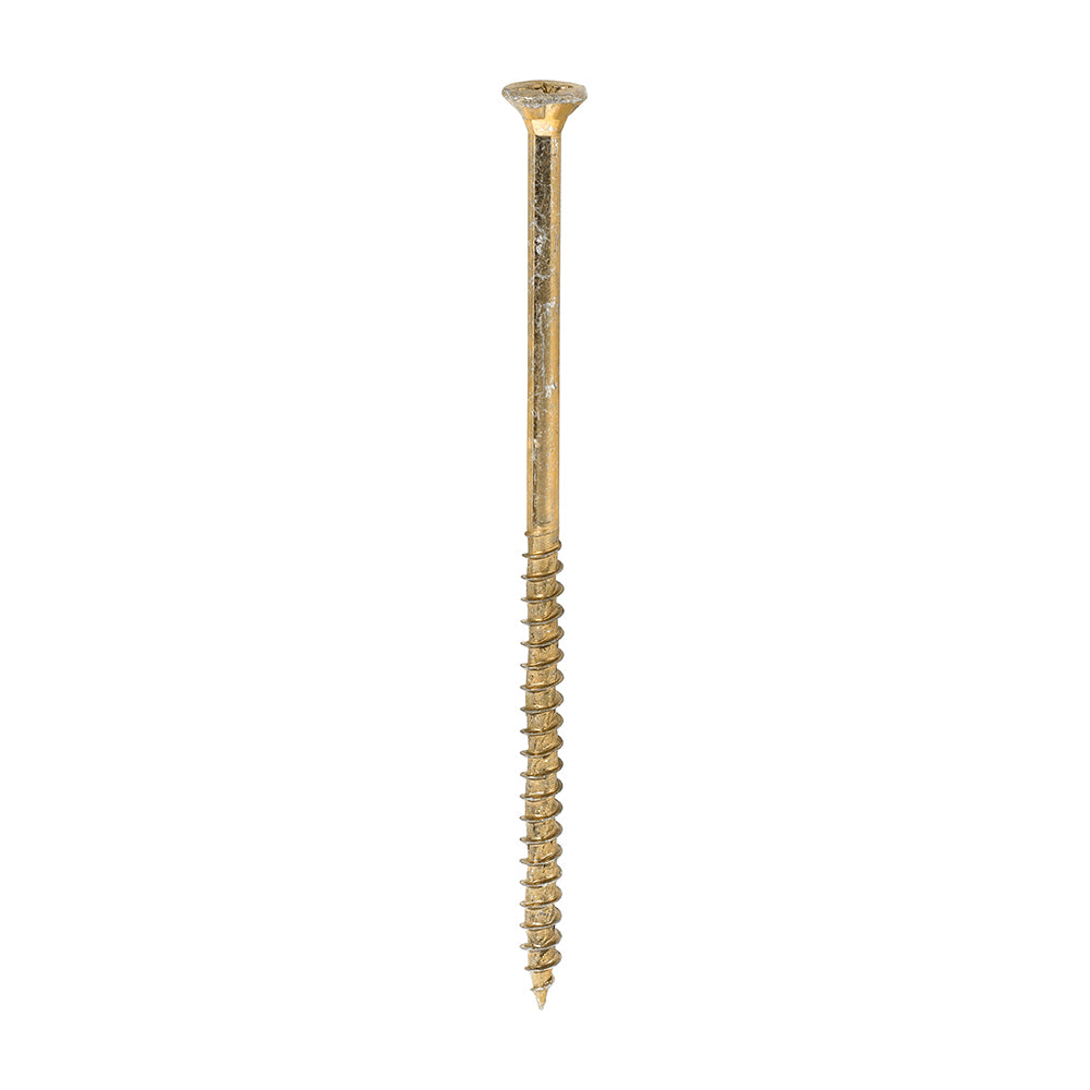 TIMCO Velocity Premium Multi-Use Countersunk Gold Woodscrews - 6.0 x 130 Box OF 100 - 60130VY