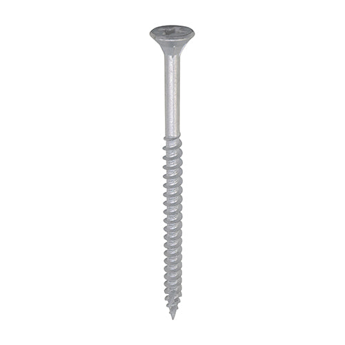 TIMCO C2 Exterior Multi-Purpose Premium Countersunk Silver Woodscrews - 6.0 x 100 Tub OF 60 - 60100C2S