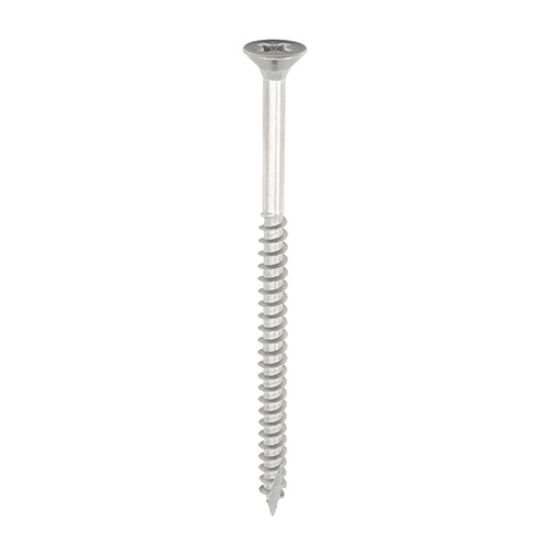TIMCO Classic Multi-Purpose Countersunk A2 Stainless Steel Woodcrews - 5.0 x 100 TIMpac OF 4 - 50100CHSSP