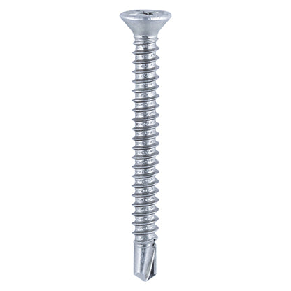TIMCO Window Fabrication Screws Countersunk PH Self-Tapping Self-Drilling Point Zinc - 3.9 x 29 Box OF 1000 - 126Z
