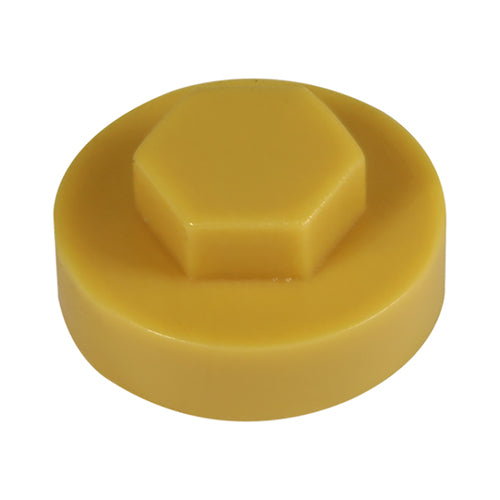TIMCO Hex Head Cover Caps Bamboo - 16mm Bag OF 1000 - 1608C35CAP