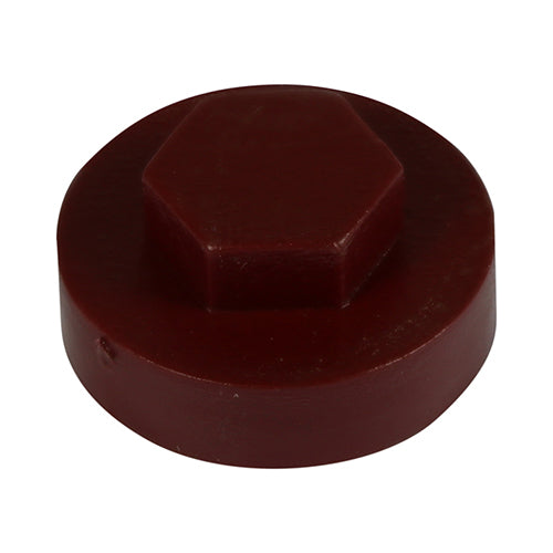 TIMCO Hex Head Cover Caps Burano - 16mm Bag OF 1000 - 16RAL3004CAP