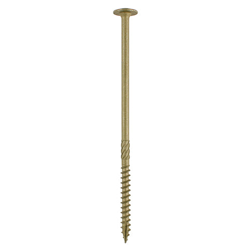 TIMCO Wafer Head Exterior Green Timber Screws  - 8.0 x 275 Box OF 25 - 275INW