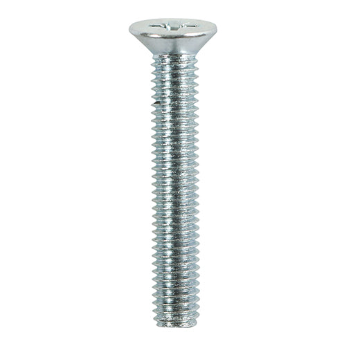 TIMCO Machine Countersunk Silver Screws - M5 x 12 Box OF 100 - 5012CPM