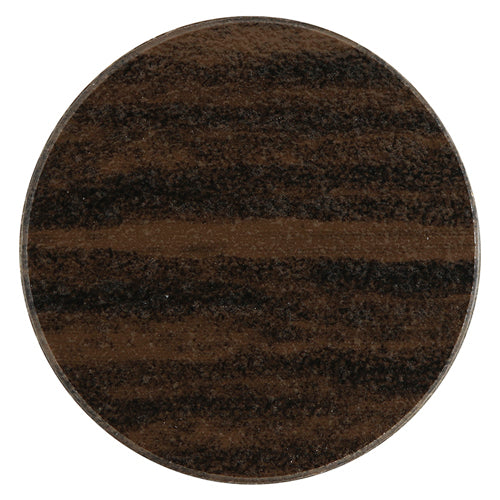 TIMCO Self-Adhesive Screw Cover Caps African Hardwood - 13mm Pack OF 112 - COVERAH13