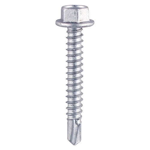 TIMCO Self-Drilling Light Section Silver Screws - 12 x 1 3/4 Box OF 500 - 12134HWSD