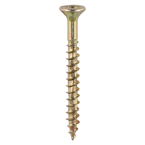 TIMCO Velocity Premium Multi-Use Countersunk Gold Woodscrews - 4.0 x 30 Box OF 200 - 40030VY