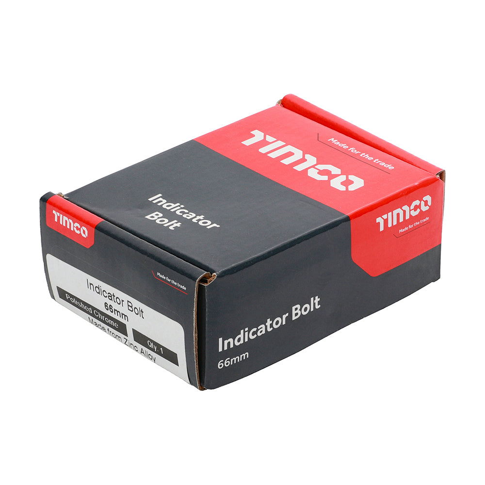 TIMCO Indicator Bolt Polished Chrome - 66mm | Pack of 1