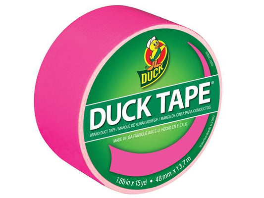 Shurtape 1265016 Duck Tape� 48mm x 13.7m Neon Pink