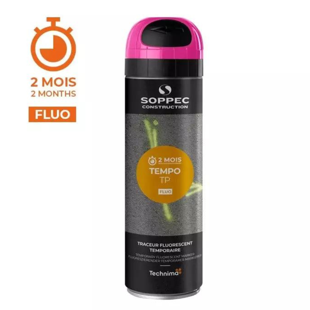 Soppec 500ml Tempo TP Temporary Short Term Marking Paint