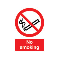 Signslab A5 210x148 No Smoking S/A