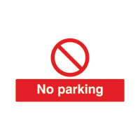 Signslab No Parking Pvc Ml01929R