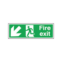 Fire Exit Man Arw D/Lft 15x45 S/A