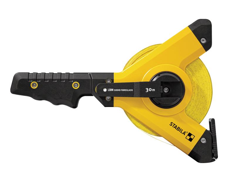 Stabila 19662 LBM 1000 Open Fibreglass Tape 30m (Width 13mm) (Metric only)