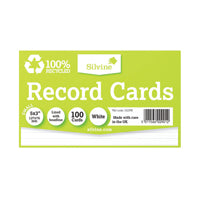 Silvine Clim Frnd Recrd Cards 5x3in