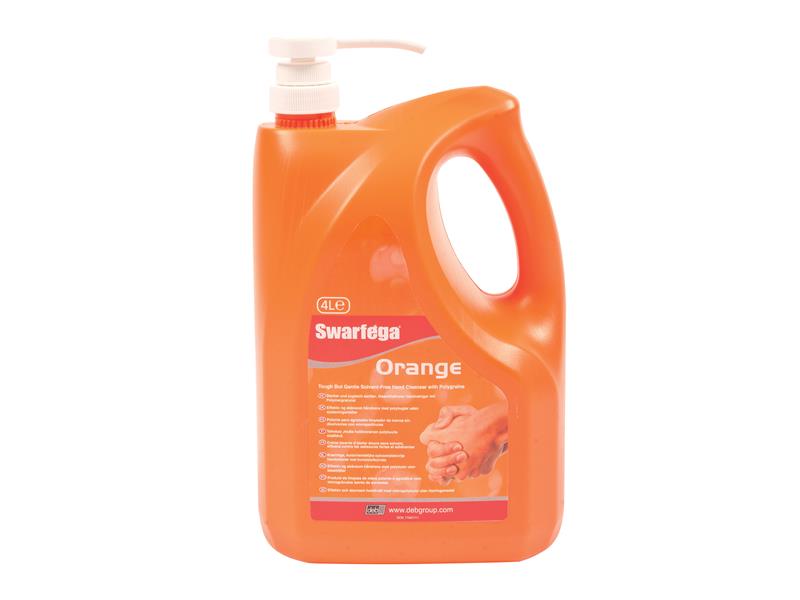 Swarfega� SOR4LMP Orange Hand Cleaner Pump Top Bottle 4 litre