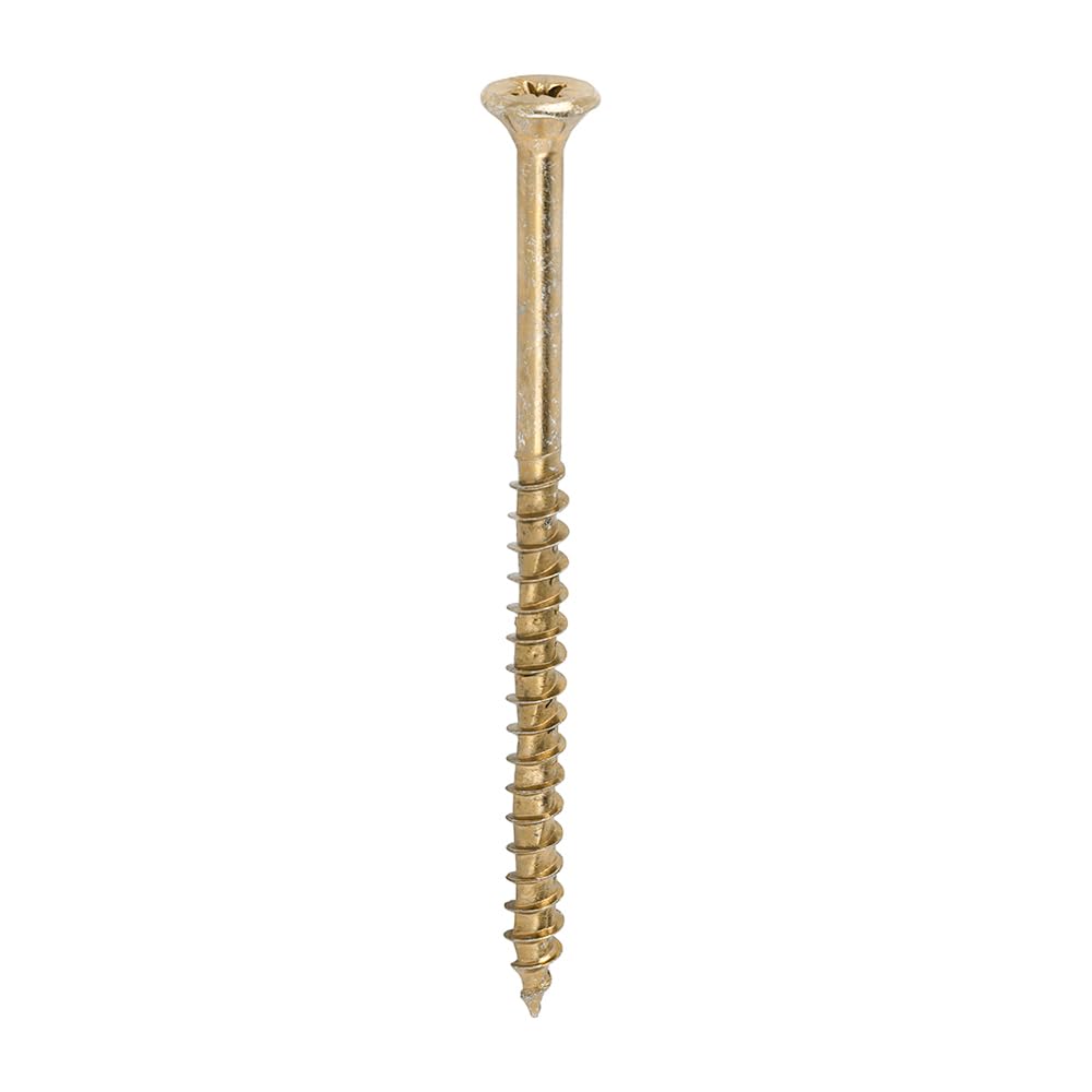 TIMCO Velocity Premium Multi-Use Countersunk Gold Woodscrews - 5.0 x 90 Box OF 1000 - 50090VYIND