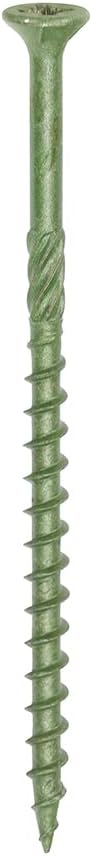 TIMCO Decking Screws Countersunk Exterior Green - 4.5 x 80 Box OF 200 - 80TDECK