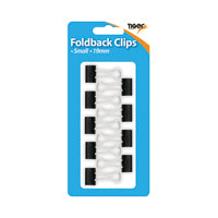 Fold Back 19mm Clips Pk108