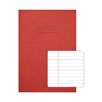 Rhino A4 Ex Book 8mm R/M Red Pk50