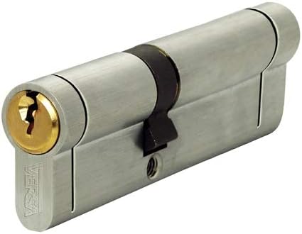 Versa Hardware Dual Finish 6-Pin Euro Cylinder - 45/45 (90mm Overall)