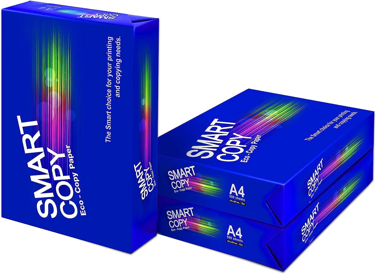 SMART COPY A4 75gsm Multipurpose Copy Paper - 5 Reams - 2, 500 Sheets, white