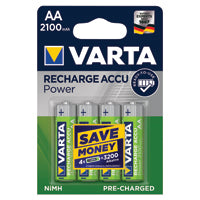 Varta Nimh AA Batteries Pk4