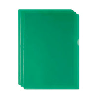 Np Cut Flush Folder Grn Pk100